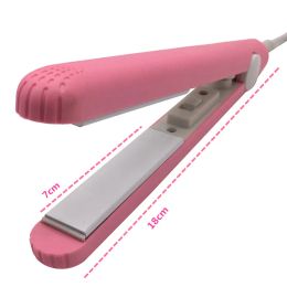 New electronic ceramic quick hair straightener portable mini curly wet dry hair straightener professional