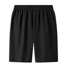 Men's Shorts Men Sports Quick Dry Gym With Zipper Pockets Elastic Waistband For Running Training Lightweight Summer