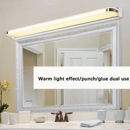Wall Lamp Mirror Front LED Lamps Without Punching Bathroom Waterproof Flat Makeup Light Modern Simple Indoor Cabinet