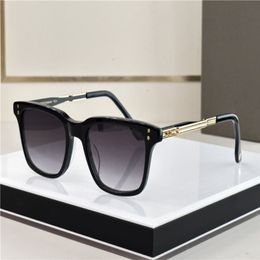 New fashion design square sunglasses STATESMAN TEN acetate frame versatile shape simple and popular style outdoor UV400 protection glas 198a