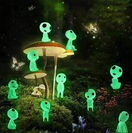 Novelty Items 10Pcs Luminous Tree Elf Micro Landscape Character Decoration Outdoor Glowing Miniature Garden Statue Potted Plant In8138053