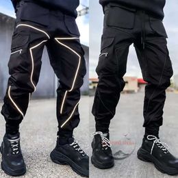 Luxury Trends 2024newest Designer Cargo Pants Mens Casual Cargo Pants Loose Plus Size Striped Multi Pocket Sports Fitness Jogger Trousers Multiple Color M-3XL 187