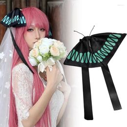 Party Supplies Anime Nakano Nino Cosplay Costume Accessory Adult Women Butterfly Headwear Lolita Bow Hairpin Halloween Headdress