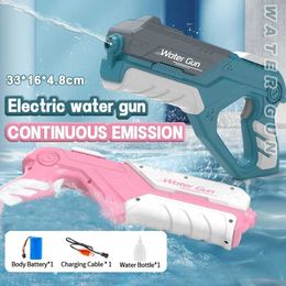 Sand Play Water Fun Gun Toys Childrens electric water gun with automatic water absorption and high-speed continuous fire prevention WX5.22