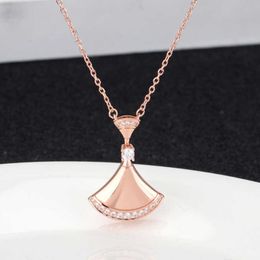 Midrange Charm and Brilliant Jewellery Bulgarly limited necklace silver smooth skirt 18K rose white gold have Original logo