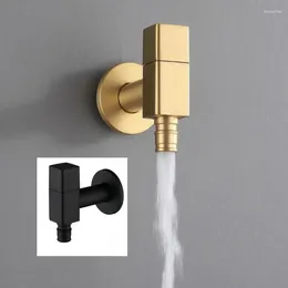 Bathroom Sink Faucets Brass Balcony Bibcock Outside Garden Toilet Tap Washing Machine Decorative Outdoor Basin Wall Mount Small Cold Faucet