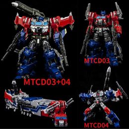 Action Toy Figures in stock MakeToys Transformation MTCD-03 Hunder Manus MTCD-04 Divine Shooter God Ginrai OP Commander Action Figures T240521