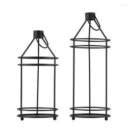 Candle Holders Minimalist Portable Holder Patio Hanging Desktop Tea Light Decorations Classic Candles Display Stand Wax