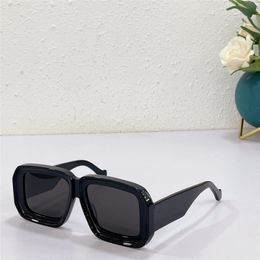 New fashion design sunglasses 40064 big square plate frame simple and vibrant Barcelona style popular outdoor uv400 protective glasses 252U