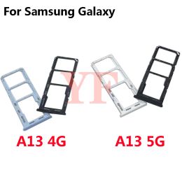 For Samsung Galaxy A13 A135F A136U A23 A235F A236B 4G 5G A01 A03 Core A02 A02S A03S Sim Card Holder Slot Micro SD Tray