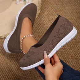 Casual Shoes Ladies On Sale Women Flat Wedge Fashionable Mesh Breathable Women'S Sports