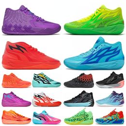 Designer 1.0 2.0 3.0 Mens Basketball Shoes Rick and Morty Black Blast Purple Cat Galaxy Red Blast Queen City Blue Men Outdoor Trainers Sports sneakers 36-46