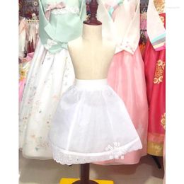 Ethnic Clothing Korean Original Imported 's Hooded Underskirt/1st Birthday Dress Support/half Skirt Underskirt