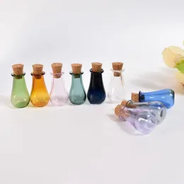 Decorative Figurines 100/200/300pcs Glass Empty Doll House Vase Jars Wishing Bottle Storage Vials DIY Pendants Cork Stopper Home Decoration