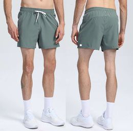 lu Mens Jogger Sports Shorts For Hiking Cycling With Pocket Casual Training Gym Short Pant Breathable 1105ess