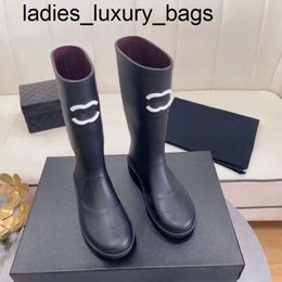 New fashion Brand Designer Square Toe Women Rain Boots Thick Heel Thicks Sole Ankle Boot Womens Rubber Boot
