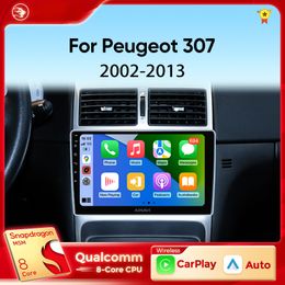 Car dvd Radio Wireless CarPlay Android Auto For Peugeot 307 307CC 307SW 2002-2013 Car Intelligent Systems No 2 din 2din DVD