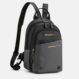 Men Travel Backpack AntiTheft Backpacks Nylon Messenger Crossbody Bag Small Chest Pack Outdoor Sport Hiking Mountaineering 240522