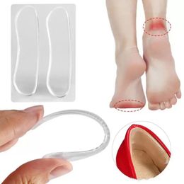 Self-adhesive Shoe insoles Heel Paste Foot Braces Silicone Gel Anti-Slip Pad Insole Foot-Care heel cushion Protector