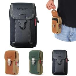 Man Belt Pouch Mobile Phone Bag for Men Holster Molle Waist Pack Small Tactical Duty Backpack Card Holder 240523