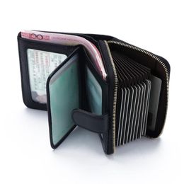 Women's Leather Wallet Genuine Leather Coin Purse Card Holder Wallet For Women Candy Color Cow Female 264S