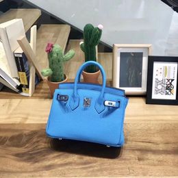 Shoulder Bags 2024 The Style Silver Hardware Genuine Cow Leather Women Handbag One Bag Crossbody 13color