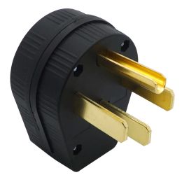 American 250V 50A 4 hole NEMA 14-50P 14-50R US Generator outlet Anti-off Industry Power Socket plug Inline Wire Connector