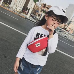 Waist Bags 2024 Mini Children's Fashion Small Pockets Cute Little Japanese And Korean Simple Literary One Shoulder Slung Square Bag