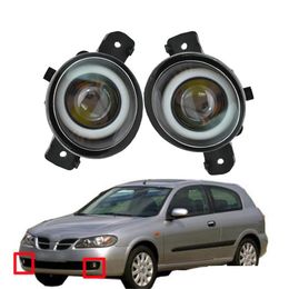 Car Fog Lights Light For Nissan Almera 2Ii Saloon Hatchback N16 2001-2006 2 X Accessories High Quality Led Drl Headlights Lamp Drop De Ottof