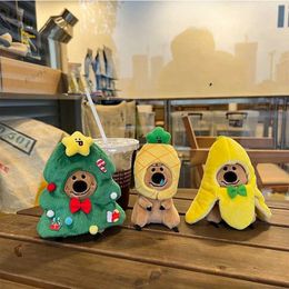 Stuffed Plush Animals Animal plush 10cm Doll Headdress Cloak Dolls keychain handmade toys for children gifts christmas decoration 2023