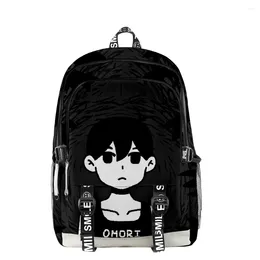 Backpack 2024 Game Omori Cartoon 3D Printing Men Women Oxford School Bag Hip Hop Style Teenager Girl Child Travel