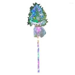 Party Decoration Light Up Wands For Kids Flashing 3 Lighting Modes Christmas Tree Fairy Sticks Portable Favour Holidays Fun