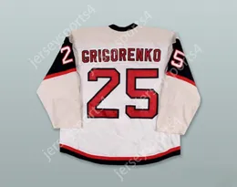 Custom MIKHAIL GRIGORENKO 25 QUEBEC REMPARTS HOME HOCKEY JERSEY Top Stitched S-M-L-XL-XXL-3XL-4XL-5XL-6XL