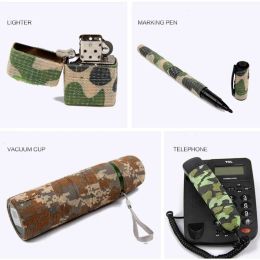 1x Camouflage Invisible Tape Camo Form Reusable Self Cling Camo Hunting Waterproof Hunting Rifle Fabric Tape Wrap Fast Shipping