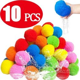 Sand Play Water Fun Sand Play Water Fun 10 reusable water balloons for beach sports childrens swimming pool games outdoor WX5.226635