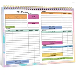 Weekly Monthly Coil Book Family Cash Budget Planner Expense Tracker Notebook Stationery Office School Supplies