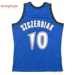 ed basketball jerseys Wally Szczerbiak #10 2003-04 mesh Hardwoods classic retro jersey Men Women Youth S-6XL