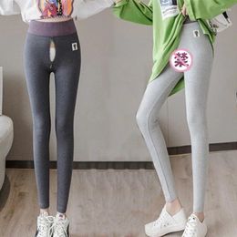 Women's Panties Outdoor Sex Pants For Women Clothes Tear Away Zipper Cotton Casual Lagging Trousers Sexy Sexual Lady Tight Leggings Clothing