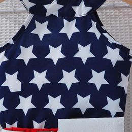 Clothing Sets Baby Girl 4th Of July Outfits Sleeveless Star Print Tank Tops Shorts Set Toddler Clothes