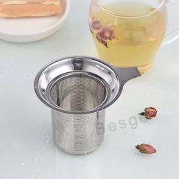 Stainless Steel Mesh Tea Infuser Tools Household Reusable Coffee Strainers Metal Spices Loose Filter Strainer Herbal Spice Filters