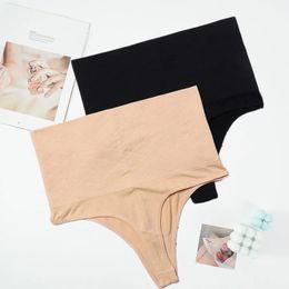 High Waist Trainer Women Tummy Slimming Control Panties Body Shaper Butt Lifter Thong Panty Shapewear Underwear Plus Isze S3XL 240521