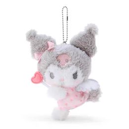 13 cm Super Cute Plysch Toys Fantasy Cinnamoroll Kuromi Pendant Bag Tillbehör Keychain Car Pendant Valentine's Day Gift 165
