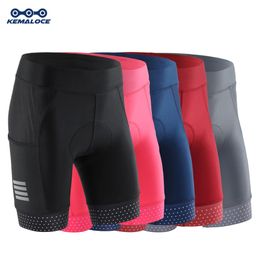 Womens Bicycle Shorts Womens Fashion Summer Bicycle Shorts Filled Womens Black and Blue Bicycle Tight Shorts with Side Pockets 240522