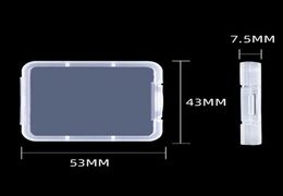 Shatter Container Box Protection Case Memory Cards Boxes Tool Plastic Transparent Storage Easy To Carrya281413395