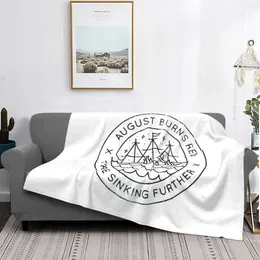 Blankets August Burns Red Art7 Trend Style Funny Fashion Soft Throw Blanket Deathcore Core Metalcore Nu Metal Hardcore Death