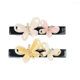 Hair Clips Trendy Butterfly Clip Barrettes For Women Girls Fine Cellulose Acetate Accessory Ornament Jewellery Tiara Bridal