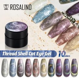 Rosalind 5 ml Shiny Diamond Glitter Gel Nail Polish Hybrid Lack för Manicure Nail Art Design Gel Polish Top and Base Set