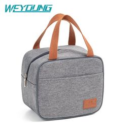 Insulated Lunch Bag Portable Tote Family Travel Cooler Bags Fresh Thermal Bento Picnic Drink Fruit Food Women Men 240517