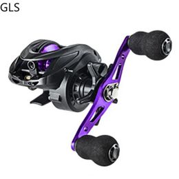 Metal Spool Max Drag 8kg Baitcasting Fishing Reel Saltwater/Freshwater Perch Pike 7.2 1/6.3 1 Fishing Coil 240524