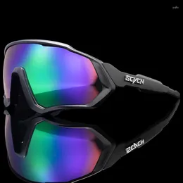 Outdoor Eyewear SCVCN Pochromic Sunglasses Man Cycling Glasses Polarised Mountain Goggles Women Bicycle Road Bike Windproof Sport